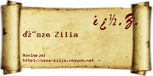 Ősze Zilia névjegykártya